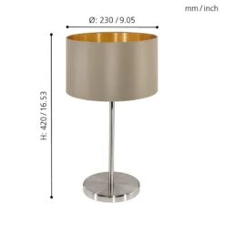 EGLO Lampe Maserlo -EGLO || BRILLIANT || Trio Soldes Boutique 1000137199 200623 10014500194 SKETCH DETAILS P000000001000137199 sketch