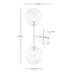 Applique Murale KJUL 29 Applique Murale KJUL -EGLO || BRILLIANT || Trio Soldes Boutique 1000153538 230217 500 SKETCH DETAILS P000000001000153538 sketch