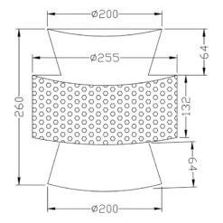 Applique Murale Le Tech II -EGLO || BRILLIANT || Trio Soldes Boutique 1000251379 220715 500 SKETCH DETAILS P000000001000251379 sketch
