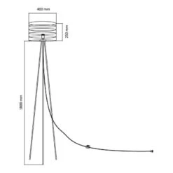 Lampadaire Le Vernet 15 Lampadaire Le Vernet -EGLO || BRILLIANT || Trio Soldes Boutique 1000251384 220715 500 SKETCH DETAILS P000000001000251384 sketch