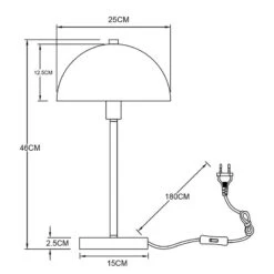 Lampe Toulouse -EGLO || BRILLIANT || Trio Soldes Boutique 1000338421 220317 500 SKETCH DETAILS P000000001000338421 sketch