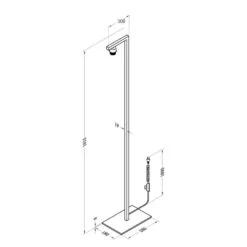 Lampadaire Boston -EGLO || BRILLIANT || Trio Soldes Boutique 1000338822 220317 500 SKETCH DETAILS P000000001000338822 sketch