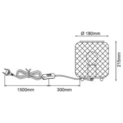 BRILLIANT Lampe Mesa -EGLO || BRILLIANT || Trio Soldes Boutique 1000373868 230207 500 SKETCH DETAILS P000000001000373868 sketch