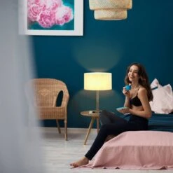 Lampe De Table De Nuit -EGLO || BRILLIANT || Trio Soldes Boutique 5e6ae0836ad24b6689fca3f056924537