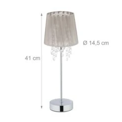 Lampe De Table, Cristal Et Organza -EGLO || BRILLIANT || Trio Soldes Boutique a0a320c3e0e846a3b8c52f42741aeab6