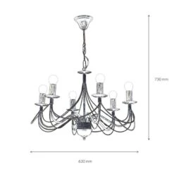 Lustre MARIA -EGLO || BRILLIANT || Trio Soldes Boutique af82af83601f4ae1822e65c31a44c7c1