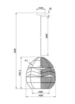 WOOOD Lampe Suspendue Adelaide -EGLO || BRILLIANT || Trio Soldes Boutique b056a05f41d54acba85981a52a1c2b52.cropped 877 0 1712 2360.processed