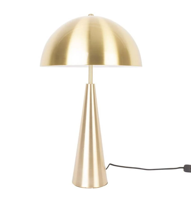 Leitmotiv Lampe à Poser Champignon En Métal Or 3 Leitmotiv Lampe à Poser Champignon En Métal Or