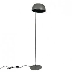 Lampadaire Abat-jour Métal Gris H146cm