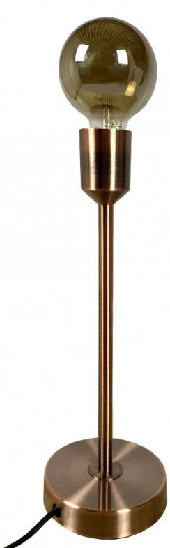 Lampe Poser Métal Brossé Et Cuivré Rose