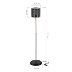 Lampadaire Farnborough Noir / Naturel 9 Lampadaire Farnborough Noir / Naturel -EGLO || BRILLIANT || Trio Soldes Boutique c81622cf24da45ca99ea723dd2a8e59a