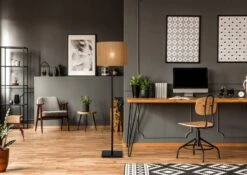 MAGIUS - Lampadaire -EGLO || BRILLIANT || Trio Soldes Boutique d0830e10d5204d1db28258dab660868c