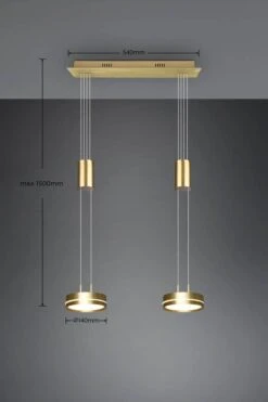 Trio Supension Avec 2 LED Intégré -EGLO || BRILLIANT || Trio Soldes Boutique f2888266039f45908167b43bc6c5bcf7