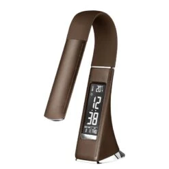 Lampe De Bureau LED Alex Time -EGLO || BRILLIANT || Trio Soldes Boutique led schreibtischleuchte alex time kunststoff 1 flammig kokosnuss braun 5083808